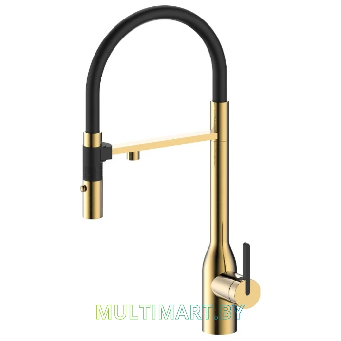 Смеситель Paulmark Magneto One Ma213188-SBG (светлое брашированное золото)